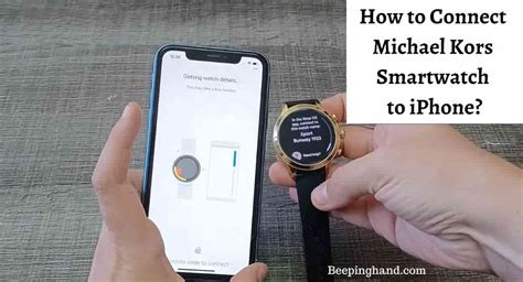 michael kors smartwatch fitbit app|How to Connect Michael Kors Smartwatch to iPhone: Easy Steps .